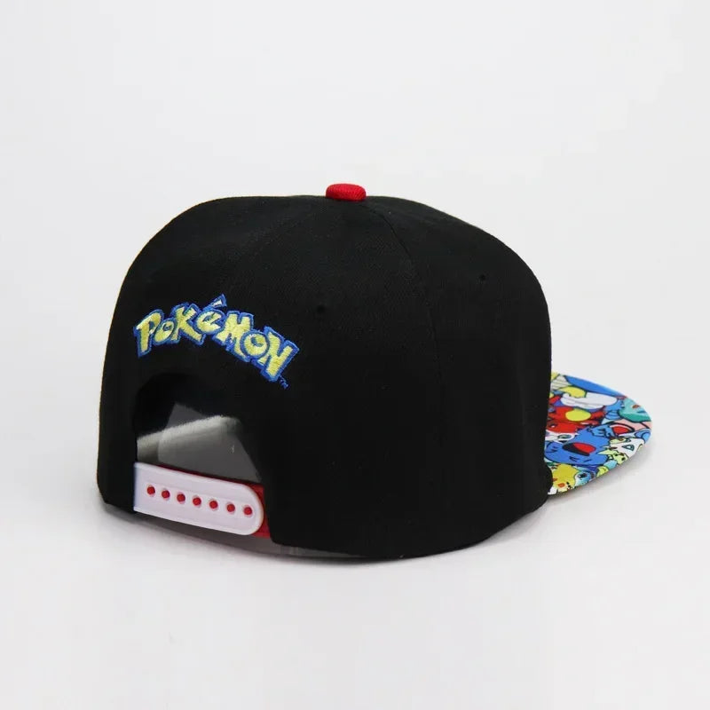Pokemon Baseball Hat Pikachu Embroidery Cap Boy Girl Summer Sunhat Parent-child Cartoon Anime Outdoor Sport Shade Caps Kids Gift