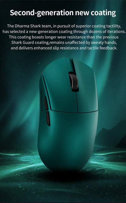 Motospeed Darmoshark M3 V2 Double 8K Gaming Mouse Bluetooth Wireless 26K DPI PAW3395 Sensor Macro Game Mouse For Laptop PC