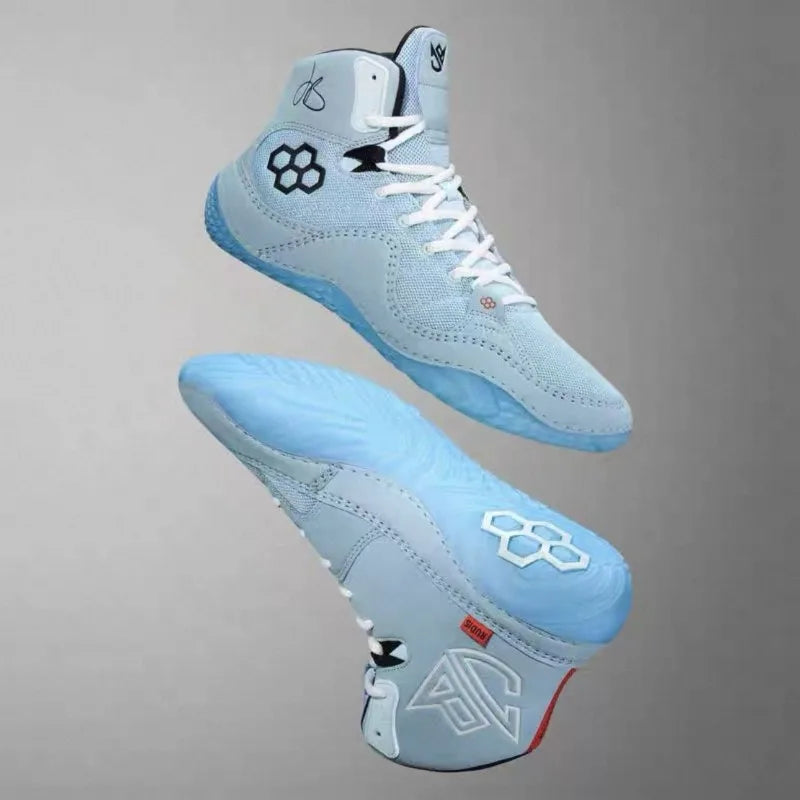 Zapatillas de lucha para hombre y mujer, calzado deportivo de competición para gimnasio y entrenamiento, alta calidad, cómodas, zapatillas de boxeo, tallas 36-45