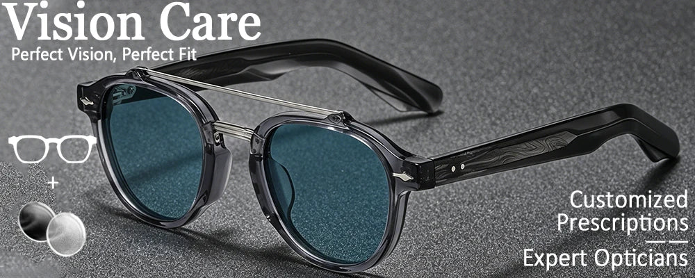 CATERSIDE Men Women Fashion square Frame Sunglasses Daily Wear UV400 Protection Eyewear PC Frame Propionate Pin Legs Sun glasses