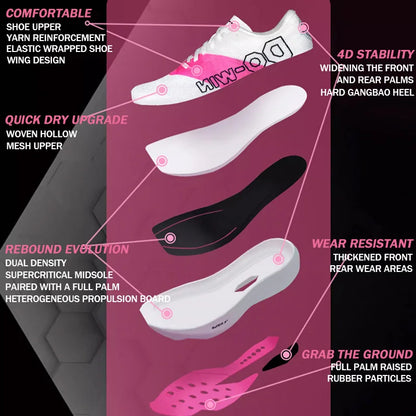 TaoBo Brand DOWIN Pro Running Shoes Carbon Plate Racing Marathon Stable Rebound Wear-resistant Men's Sneakers