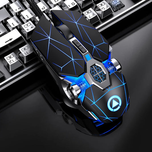 Νέο επαγγελματικό gaming ποντίκι 3200dpi με 7 κουμπιά, οπίσθιο φωτισμό, υποστήριξη ορισμού μακροεντολών, μηχανικό ενσύρματο αθόρυβο ποντίκι υπολογιστή