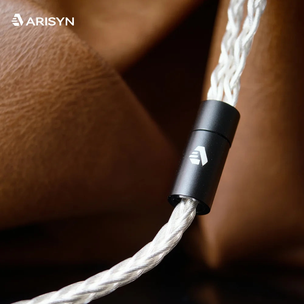 Nouveaux écouteurs ARISYN BAI YONG avec diaphragme composite LCP de 10 mm, transducteur dynamique + unité haute fréquence MEMS avec câble pour casque HiFi