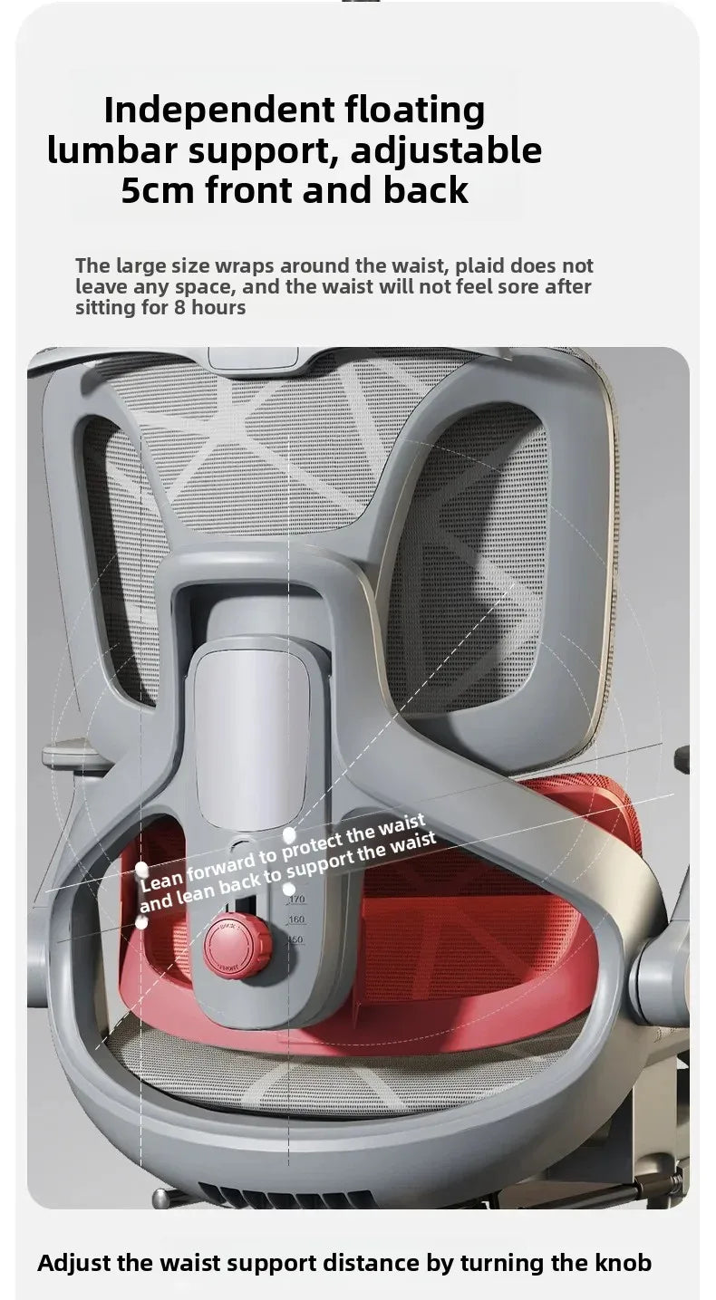 Air Titan Full Mesh Office Computer Gaming Ergonomic Three Zone Lumbar Support Student Desk Chair with Good Ventilation Design