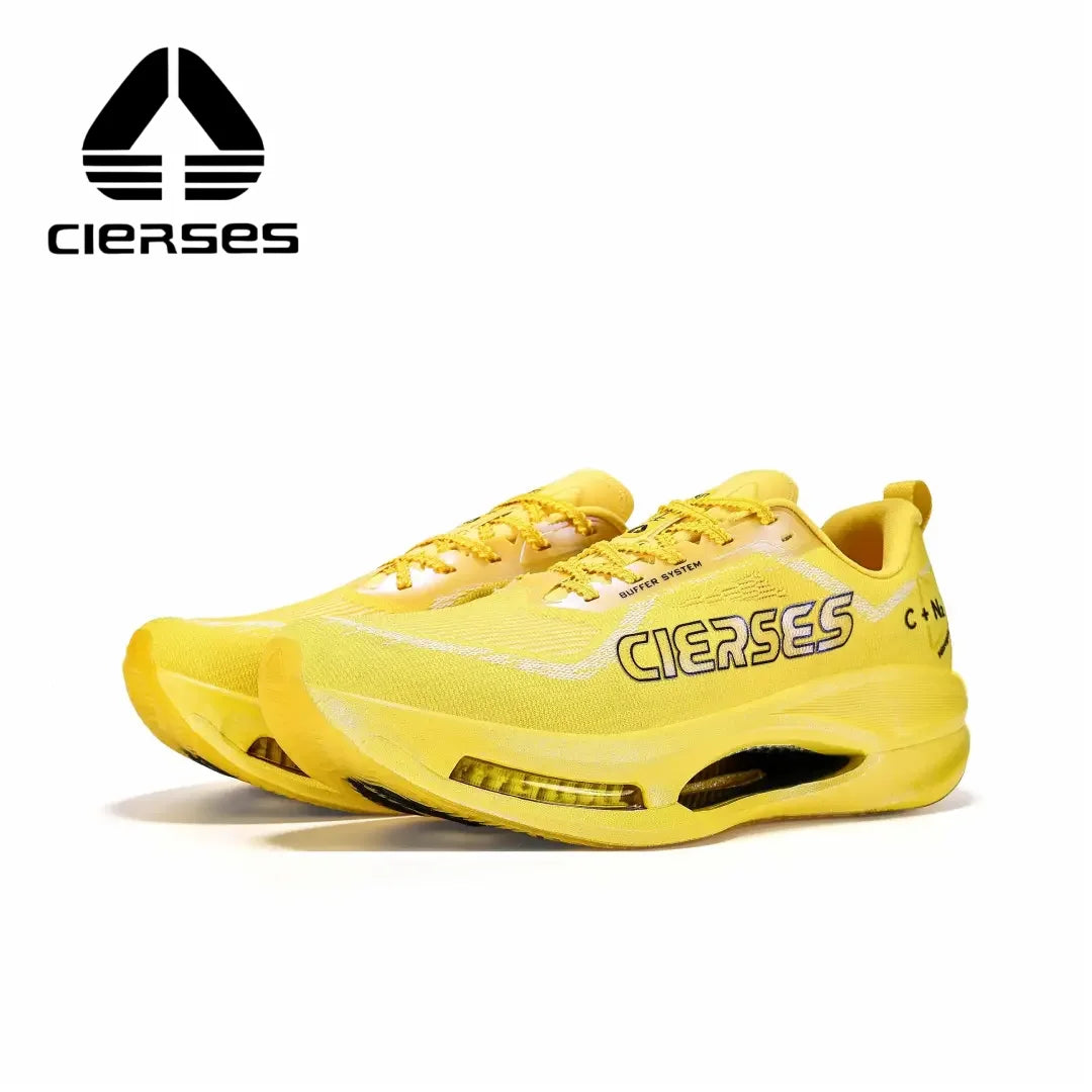 CIERSES  New Carbon Fiber Marathon Racing Training Shoes Breathable And Shock-Absorbing Air Cushion Men's Casual Sports Shoes