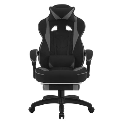 WOLTU Ergonomic Gamer Computer Chair Executive Office Chair Breathable Gaming Chair with Lumbar Cushion Headrest Footrest