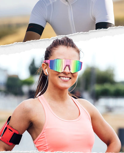 Scvcn Sunglasses Cycling Glasses Photochromic Sports for Men Sun Mountain Bike Road Bicycle Eyewear Goggles UV400 Polarized MTB