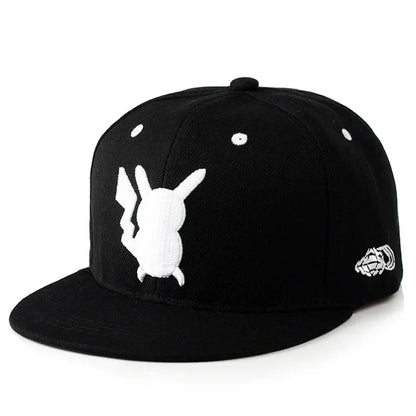 Pokemon Baseball Hat Pikachu Embroidery Cap Boy Girl Summer Sunhat Parent-child Cartoon Anime Outdoor Sport Shade Caps Kids Gift