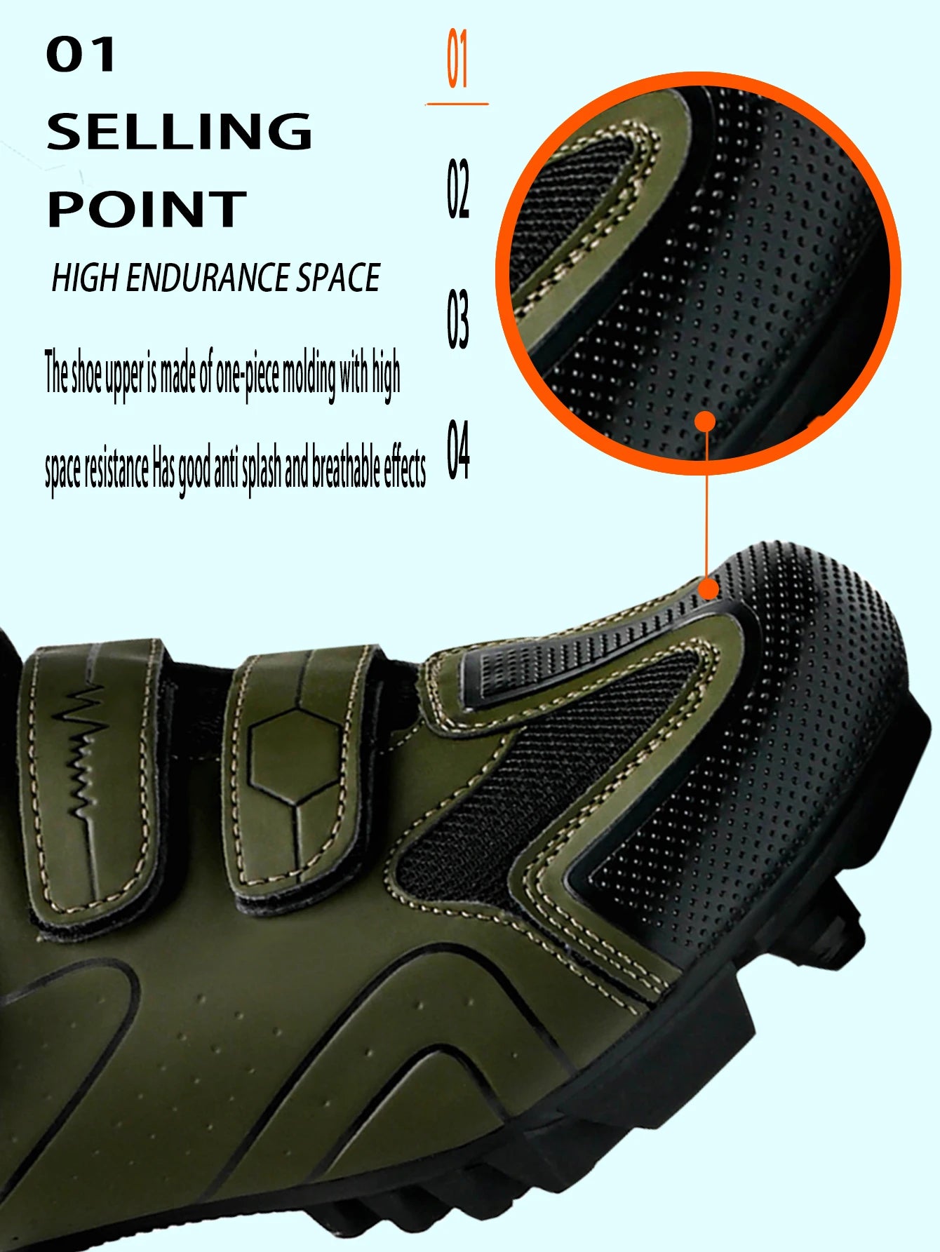 Neutral MTB Cycling Shoes, Compatible With Peloton Road Cycling Shoes, Men's Cycling Sports Shoes, Reflective Strip Design