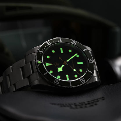 Watchdives WD7922 BB54 Watch VH31 Sweep Second Movement Sapphire Crystal 20bar Waterproof C3 Luminous 37mm Vintage Watches