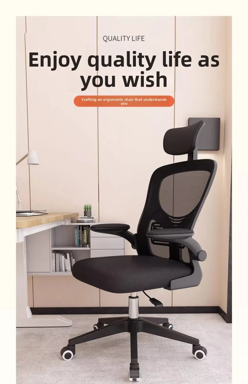 Ergonomic Gaming Chair Comfortable Long Ride Office Desk Chair for Home University Dorm Study Chair Best Gaming Chair Chair