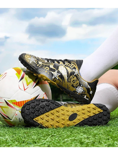 TF/FG chaussures de Football crampons de terrain de Football professionnel pour enfants haute qualité anti-dérapant baskets d'entraînement en plein air chaussures nouveau