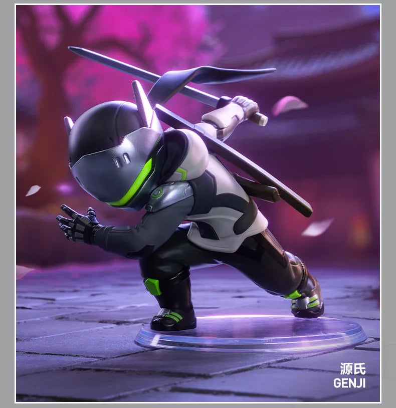 POP MART Overwatch Play of The Game Series Original Blind Box Surprise Mystery Box Cute Anime Action Figure Ornaments Figurines