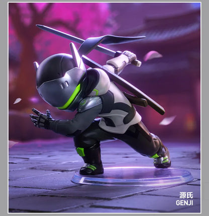 POP MART Overwatch Play of The Game Series Original Blind Box Surprise Mystery Box Cute Anime Action Figure Ornaments Figurines
