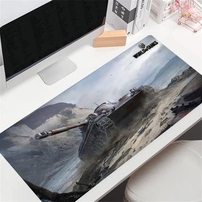 HD po meri World of Tanks velika igralna podloga za miško, velika velikost, anime podloga za miško, prilagojena za CS:GO, Zelda, World of Warcraft, podloge za mizo