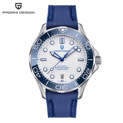 PAGANI DESIGN 2026 New V2 Waves 200M Diving Men's Watches Fashion Luxury Automatic Watch Men AR Sapphire crystal Wrist watch Men
