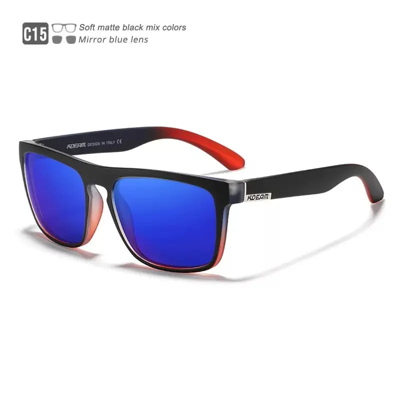 Outdoor Sport Square Myopia Lens Prescription Sunglasses Men Polarized Driving Anti-Glare Myopes Lunettes 0 -0.5 -0.75 To -6.0