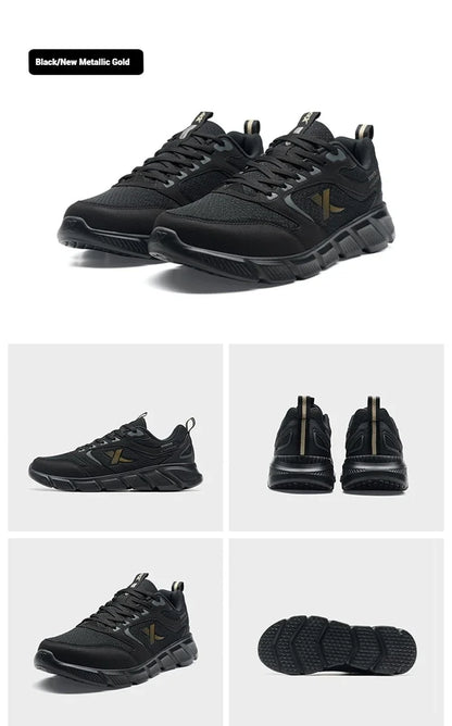 Xtep Scarpe da running da uomo estive in mesh traspirante, resistenti all’usura, sportive, leggere, casual per giovani, ammortizzate 875219110065