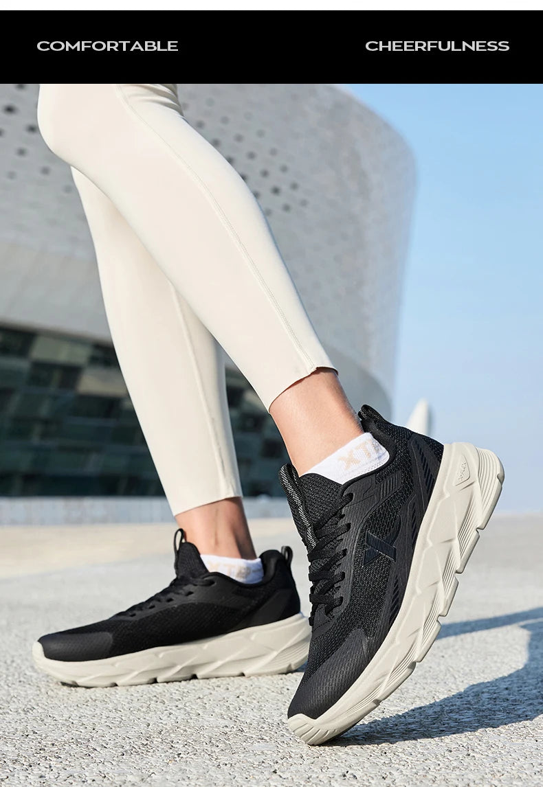Xtep Light Joy 2 Women's Running Shoes 2025 Spring Shock-absorbing Non-slip Wear-resistant Lightweight Sport shoe 875118110015