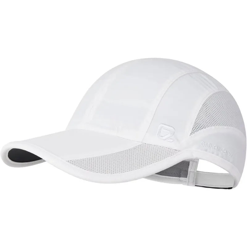 GADIEMKENSD Summer For Men Sports Running Sweat Baseball Cap Male Golf Quick Dry Women Solid Snapback Mesh Hat Visor Hat