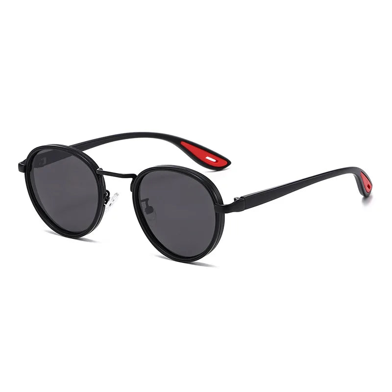 Metal Oval Lens Sunglasses UV Protection Retro Small Frame Sun Glasses Classic Brand Designer Eyepiece for Women Men