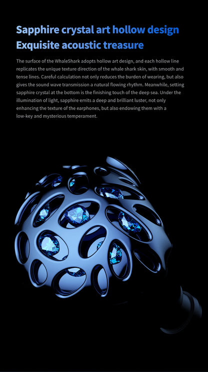TRN Whale Shark Hybrid Earphones Triple Dynamic + Planar In-Ear Monitors headphones