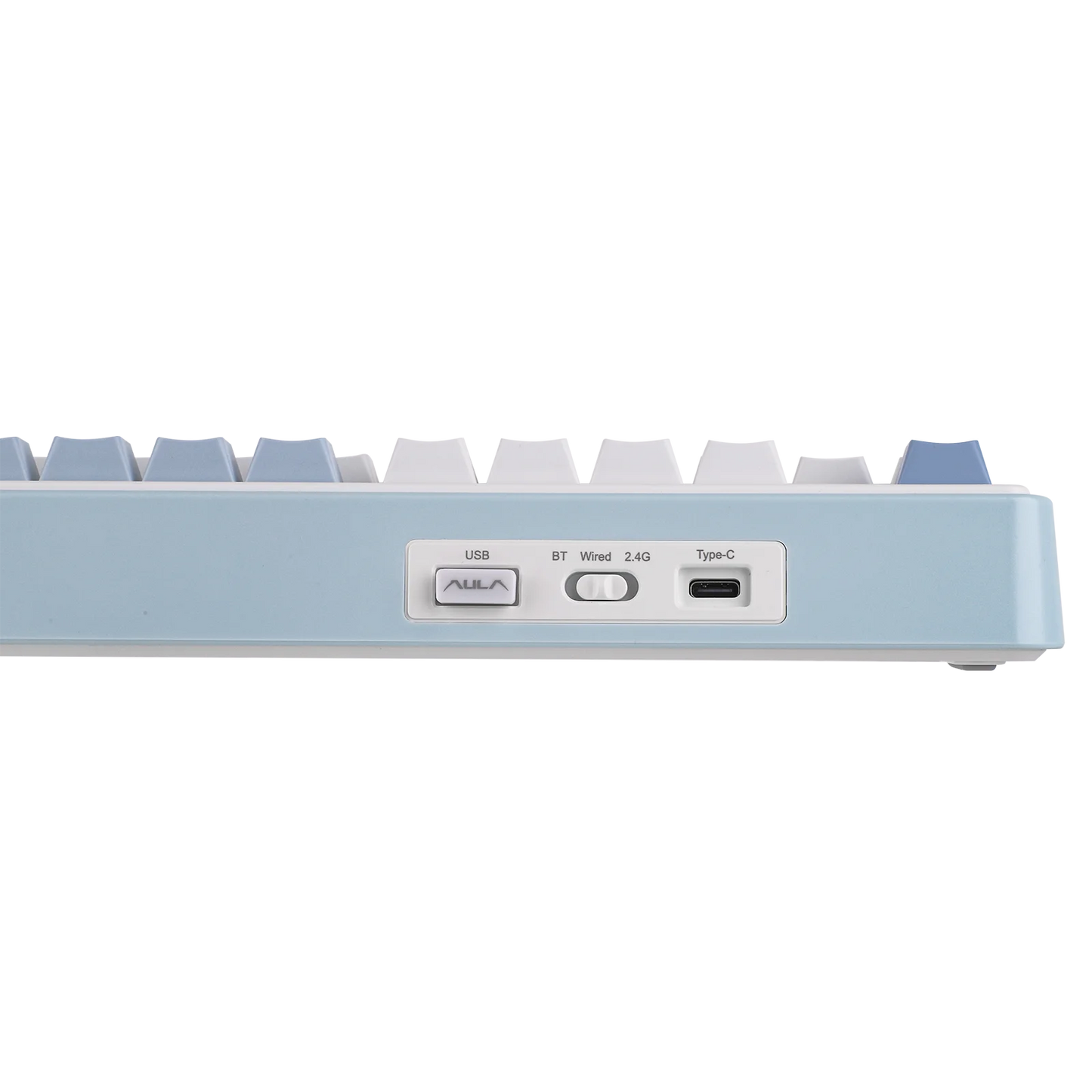 EPOMAKER AULA F75 ISO-ES 75% Spanish QWERTY Hot-Swap Gasket-Mounted Wired/Bluetooth/2.4GHz Wireless Mechanical Gaming Keyboard RGB Backlight