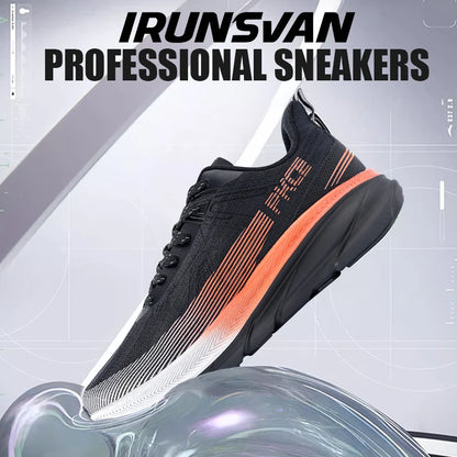 IRUNSVAN 2026 Scarpe da running originali con cuscino d’aria, scarpe sportive traspiranti per fitness, salto ed esercizio, scarpe da camminata da uomo