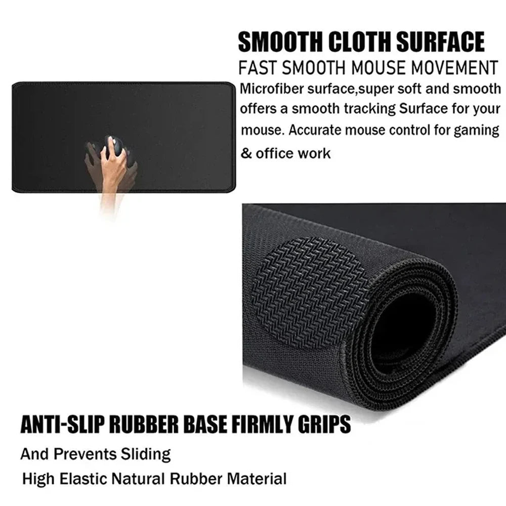 World of Warcraft Anime XXL Game Mouse Pad Deskmat with Lock Edge Keyboard Mice Carpet Office Gamer Computer Accessories HYBXXC