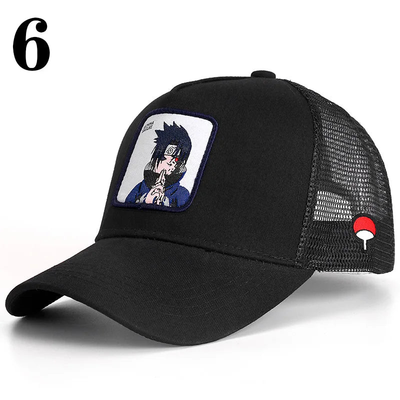 New Dragon Ball DRAGONBALL Mesh Cap Cartoon Mesh Cap Men And Women Baseball Cap Fashion Patch Trucker Cap