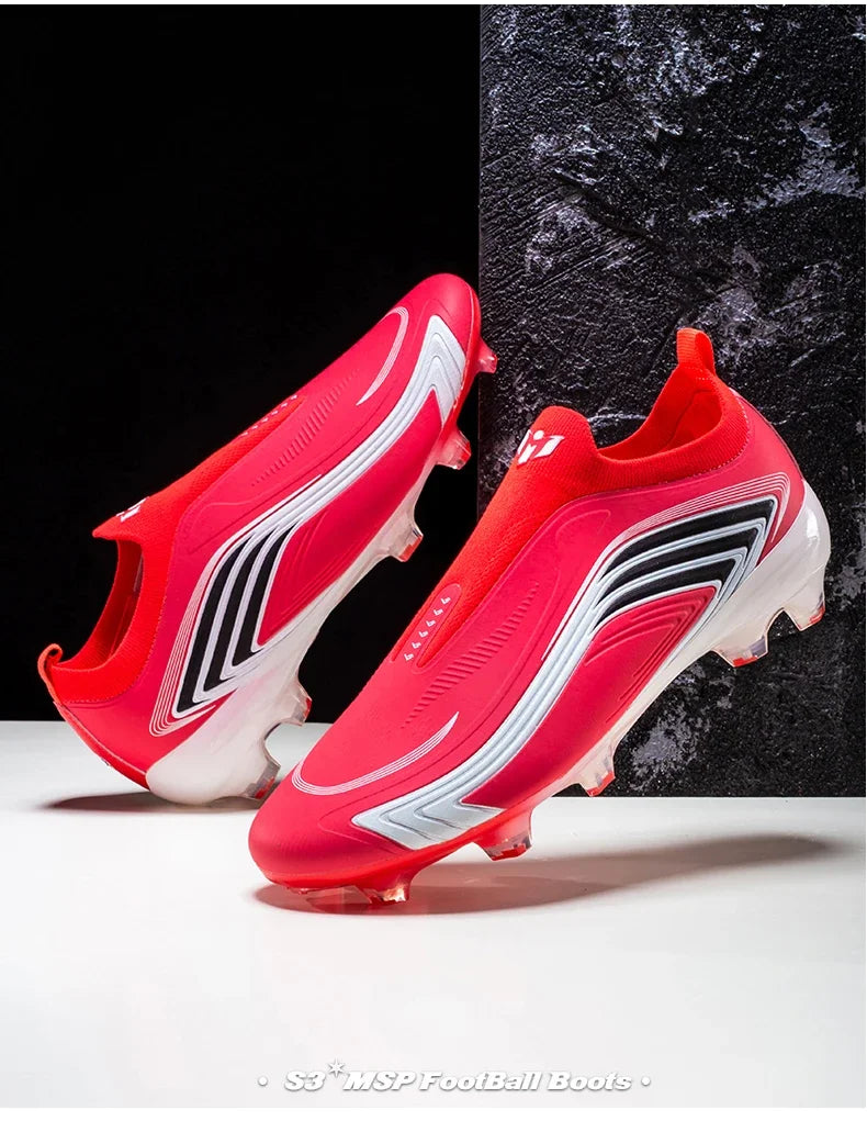 Nouvelles chaussures de football pour hommes, chaussures de football de haute qualité pour l'entraînement, crampons pour terrain gazonné, baskets très vendues, chaussures de futsal pour matchs en salle, antidérapantes po