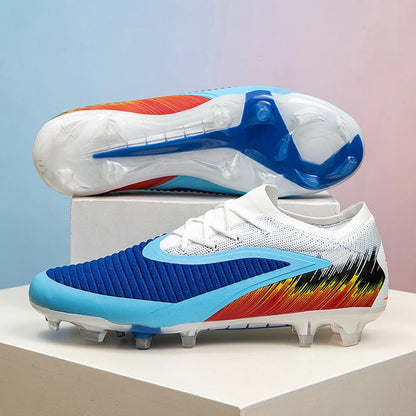 New Men Football Boots Training Ultralight Outdoor Drop Shipping Soccer Shoes Cleats Shoes Soccer Long Spikes FG Non-Slip