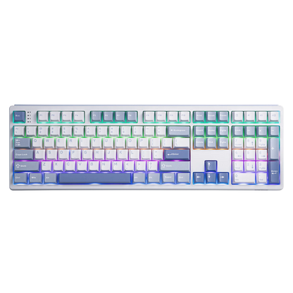 EPOMAKER TH108 100% Full Size Hot-Swap Gasket-Mounted Wired/Bluetooth/2.4Ghz Wireless Mechanical Keyboard with 10000mAh Battery
