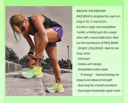 ONEMIX Carbon Plate Marathon Running Racing Shoes Professional Stable Support Shock Relief Ultra-Light Rebound Sneakers