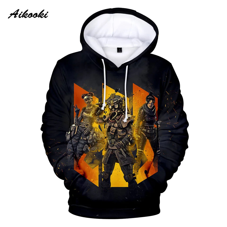 Personality 3D Printed Game Apex Legends Hoodies Sweatshirts Men Women High Quality Hoody Game Long Sleeve Plus Size Hoodies