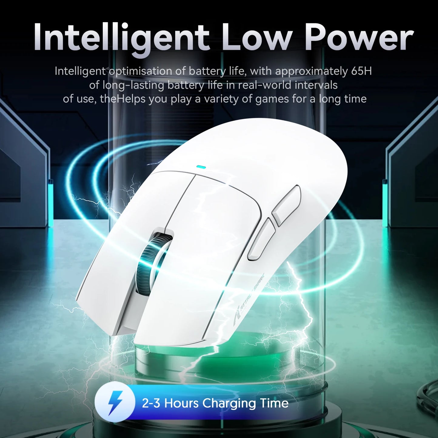 Mouse da gaming ATTACK SHARK X11 e mouse wireless X11 SE 22000 DPI, sensore PAW3311, BT/2.4G/cablato, ultraleggero 59g, 2000W clic