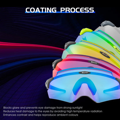 Scvcn Men's Cycling Glasses Outdoor Sport Runing Sunglasses Women MTB Bike Bicycle Goggles Road Riding Fishing Hiking Eyewear