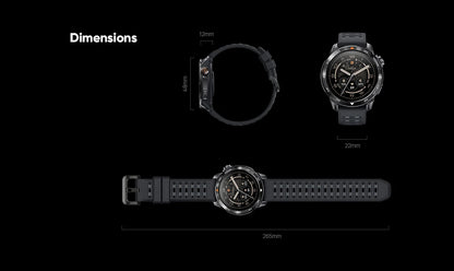 Mibro GS Pro2 Smartwatch 1.43'' AMOLED Screen 5ATM Waterproof Bluetooth Calling GPS 150 Sports Modes Smart Watch for Men Women