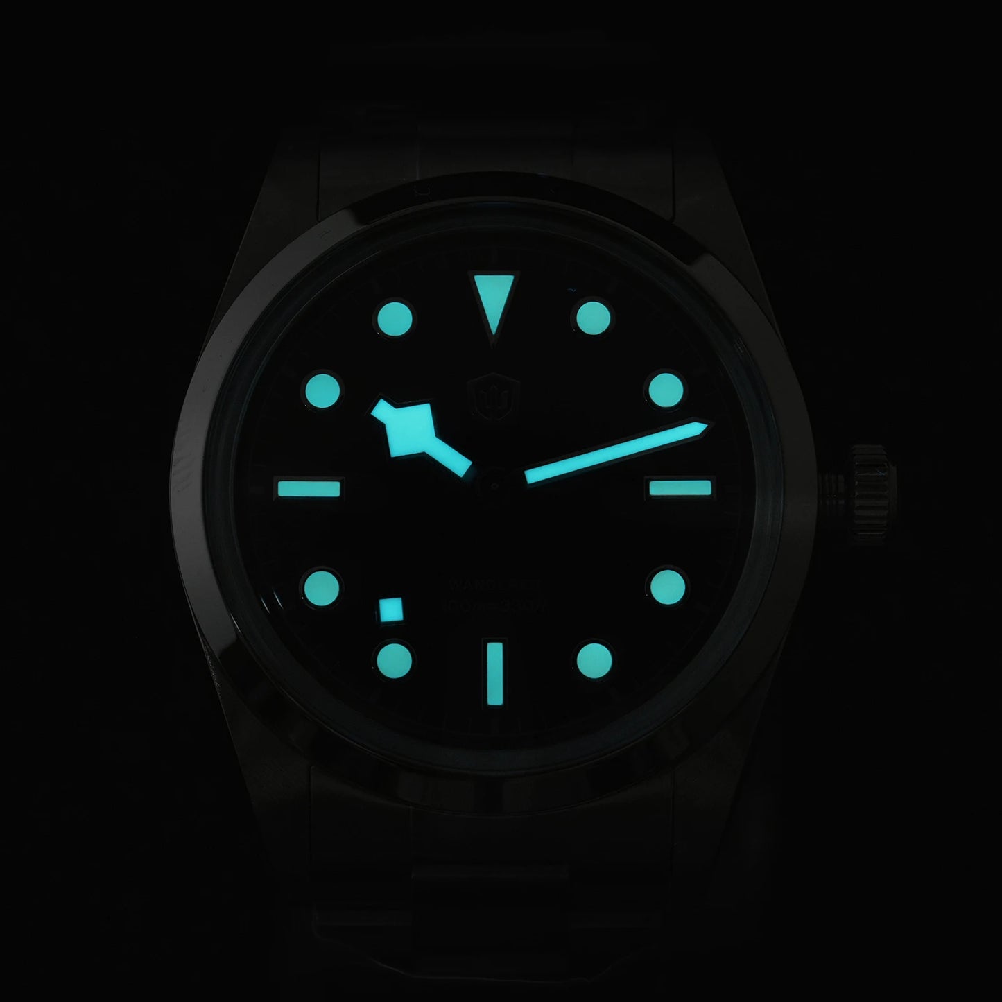 Watchdives WD1016 V3 Watch 37mm VH31 Sweep Quartz Movemet Stainless Steel Watch Waterproof Luminous Sapphire Men Wristwatch