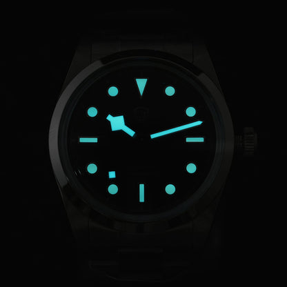 Watchdives WD1016 V3 Watch 37mm VH31 Sweep Quartz Movemet Stainless Steel Watch Waterproof Luminous Sapphire Men Wristwatch