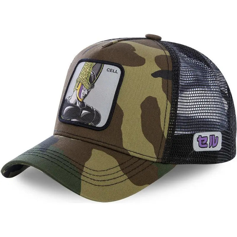 Dragon Ball Caps Cartoon Women Men Hats GOKU Super Saiyan Shenron GOTENKS VEGETA Cell BULMA Fashion Hip Hop Baseball Cap