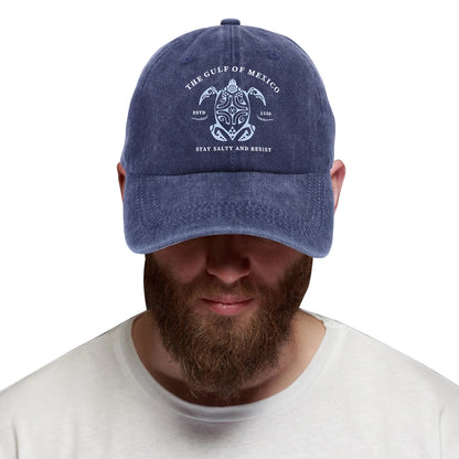 Washed Cotton Baseball Cap Retro Cotton Hat Adjustable Trucker Hat Trucker Cap Outdoor Sports Sun Hat for Men Women Unisex