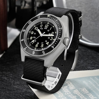 Watchdives WD1972 Men Watch VH31 Sweep Seconds Quartz Movement Sapphire  Stainless Steel Watches Waterproof Luminous Wristwatch