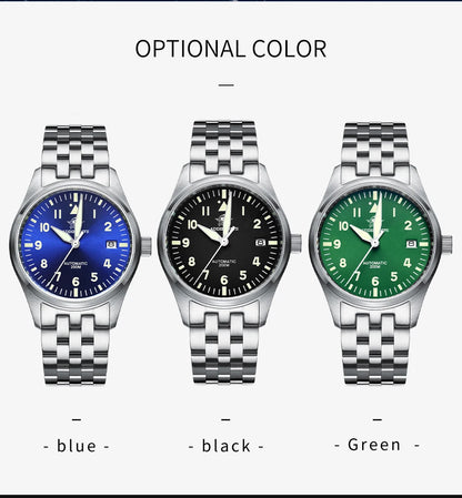 ADDIESDIVE Watch For Men MY-H2 Stainless Steel Classics Mechanical Watches NH35 200m Diving Luminous Analog Watch Reloj Hombre