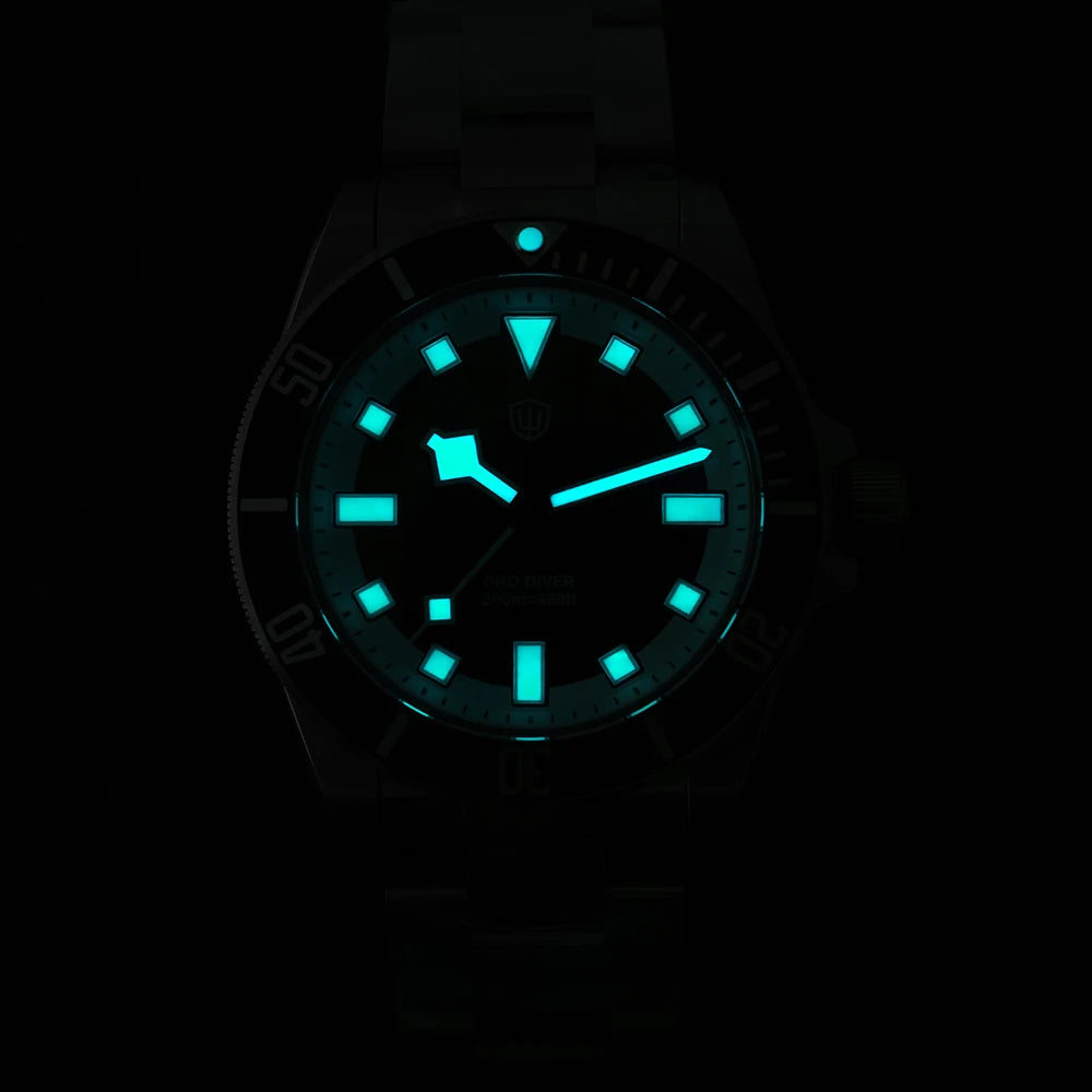 Watchdives WD1969 Pro Quartz Watches New Dial VH31 Sweep Seconds Movement 200m Waterproof Men Watches Luminous Luxury Watches