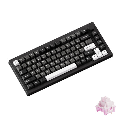 AKKO 5075 X Veekos K75 Gaming Mechanical Keyboard 75% RGB 3/5-Pin Hot Swap Wired Customized Keyboard with Knob Gasket