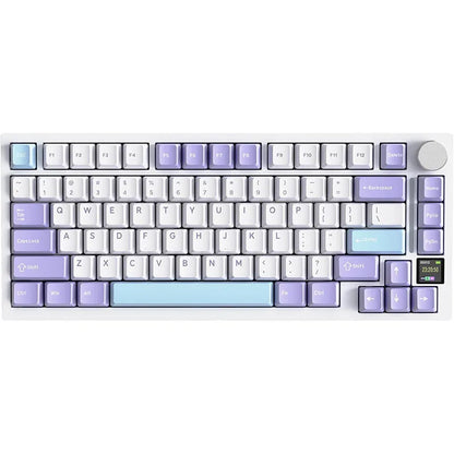 ATTACK SHARK X820 75% Ultra Wireless Mechanical Keyboard with TFT Smart Display & Knob, Hot Swappable, RGB South Facing LED