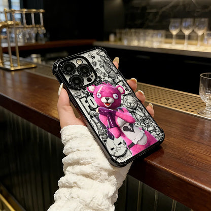 Battle Royale Fortnite Plating Phone Case For iPhone 17 17e 16e 16 15 14 13 12 11 Pro Max X XR XSMax 7 8 Mini Air Plus Airbag