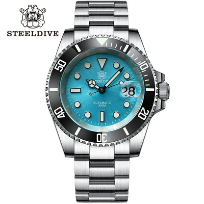 SD1953 Steeldive Brand 2022 Men Mechanical Wristwatch 41mm Stainless Steel Men Watch NH35 Sapphire Glass Men Watches