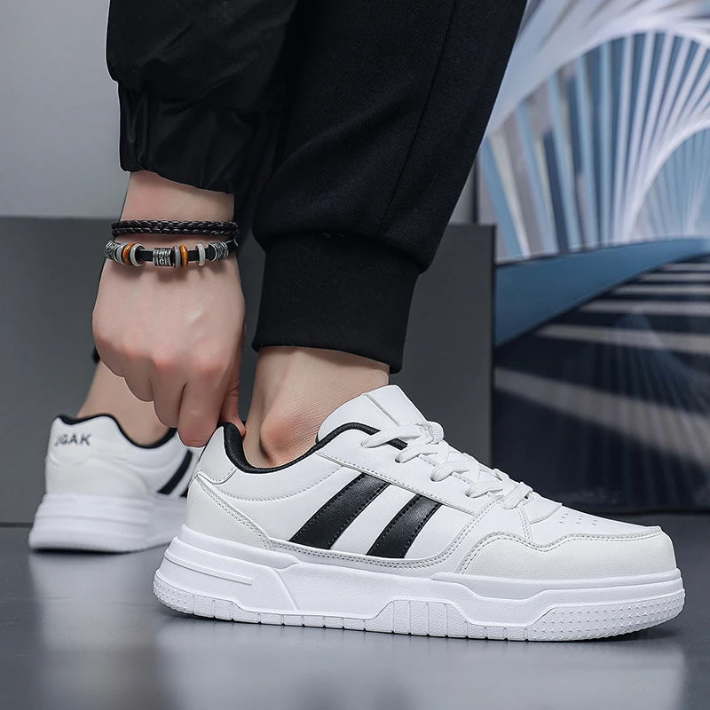Plus Big Size 50 51 52 Mens Leather Sneakers Casual Sports Shoes Flat Skateboard Shoes For Dropshipping